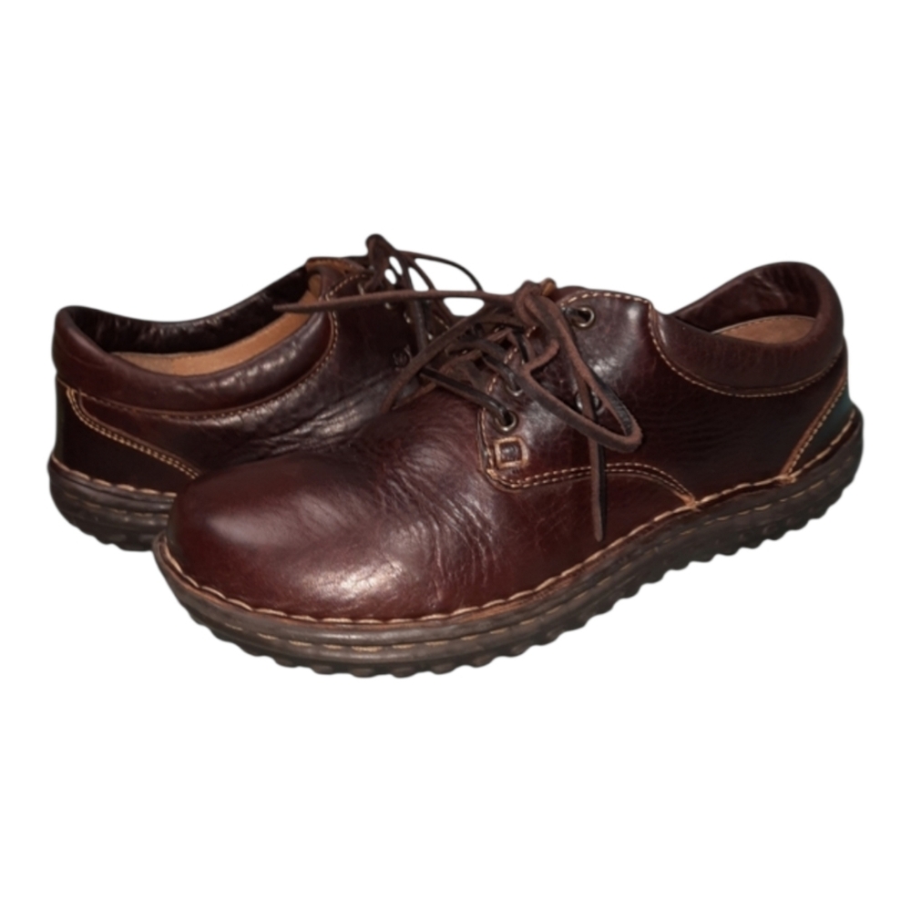 Born Crown Ravine Brown Leather Rugged Casual Oxford Shoes SZ 9 - Picture 13 of 13